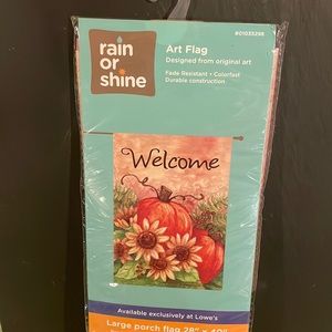 Garden flag harvest theme